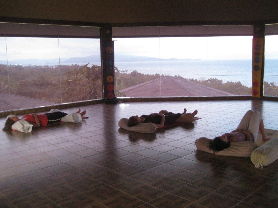 Cool views in the yoga shala, Sulawesi, Indonesia