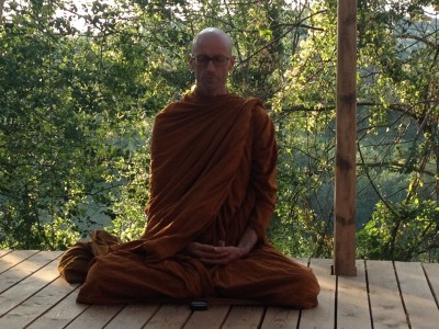 Meditation, Buddhist Monk, Revealing Vajra, Italy